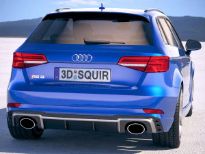 Audi RS3 Sportback 2018 3D Model