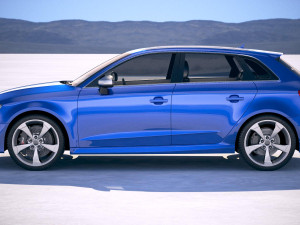 Audi RS3 Sportback 2018 Modelo 3D