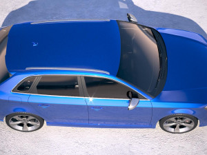 Audi RS3 Sportback 2018 Modelo 3D