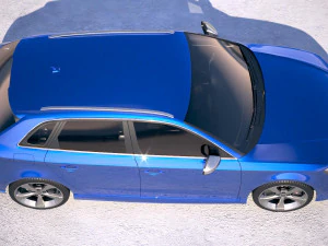Audi RS3 Sportback 2018 3D Model