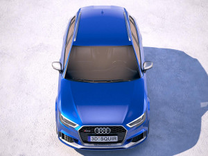 Audi RS3 Sportback 2018 Modelo 3D