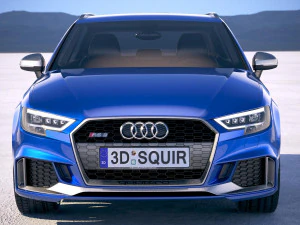 Audi RS3 Sportback 2018 3D Model