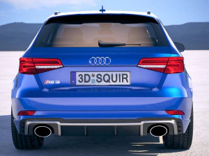Audi RS3 Sportback 2018 3D Model