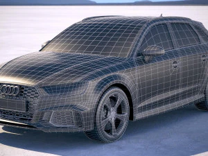 Audi RS3 Sportback 2018 3D Model