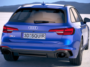 Audi RS4 Avant 2018 3D Model