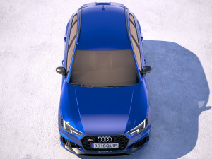 Audi RS4 Avant 2018 3D Model