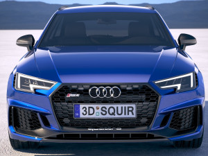 Audi RS4 Avant 2018 3D Model