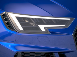 Audi RS4 Avant 2018 3D Model