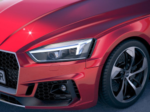 Audi RS5 Coupe 2018 Model 3D