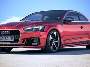Audi RS5 Coupe 2018 3D Model