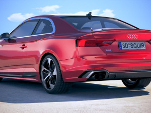 Audi RS5 Coupe 2018 Model 3D