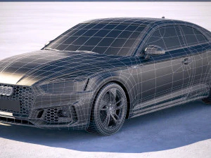Audi RS5 Coupe 2018 3D Model