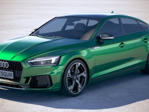 Audi RS5 Sportback 2018 Model 3D
