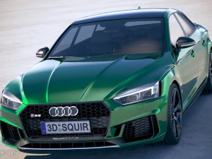 Audi RS5 Sportback 2018 3D Model