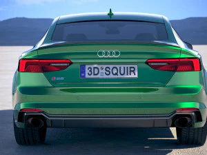 Audi RS5 Sportback 2018 3D Model