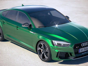 Audi RS5 Sportback 2018 3D Model