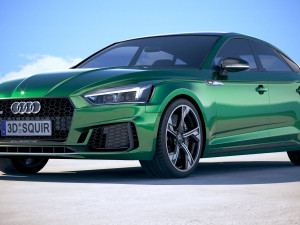 Audi RS5 Sportback 2018 Modello 3D