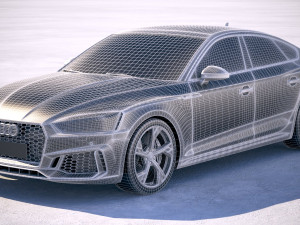 Audi RS5 Sportback 2018 Modello 3D
