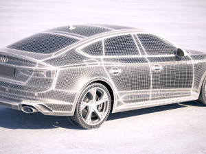 Audi RS5 Sportback 2018 Modello 3D