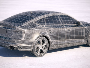 Audi RS5 Sportback 2018 Modello 3D