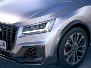 Audi SQ2 2019 3D Модель