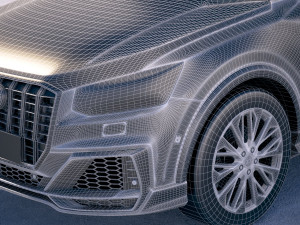 Audi SQ2 2019 3D Модель