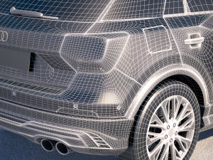 Audi SQ2 2019 3D Модель