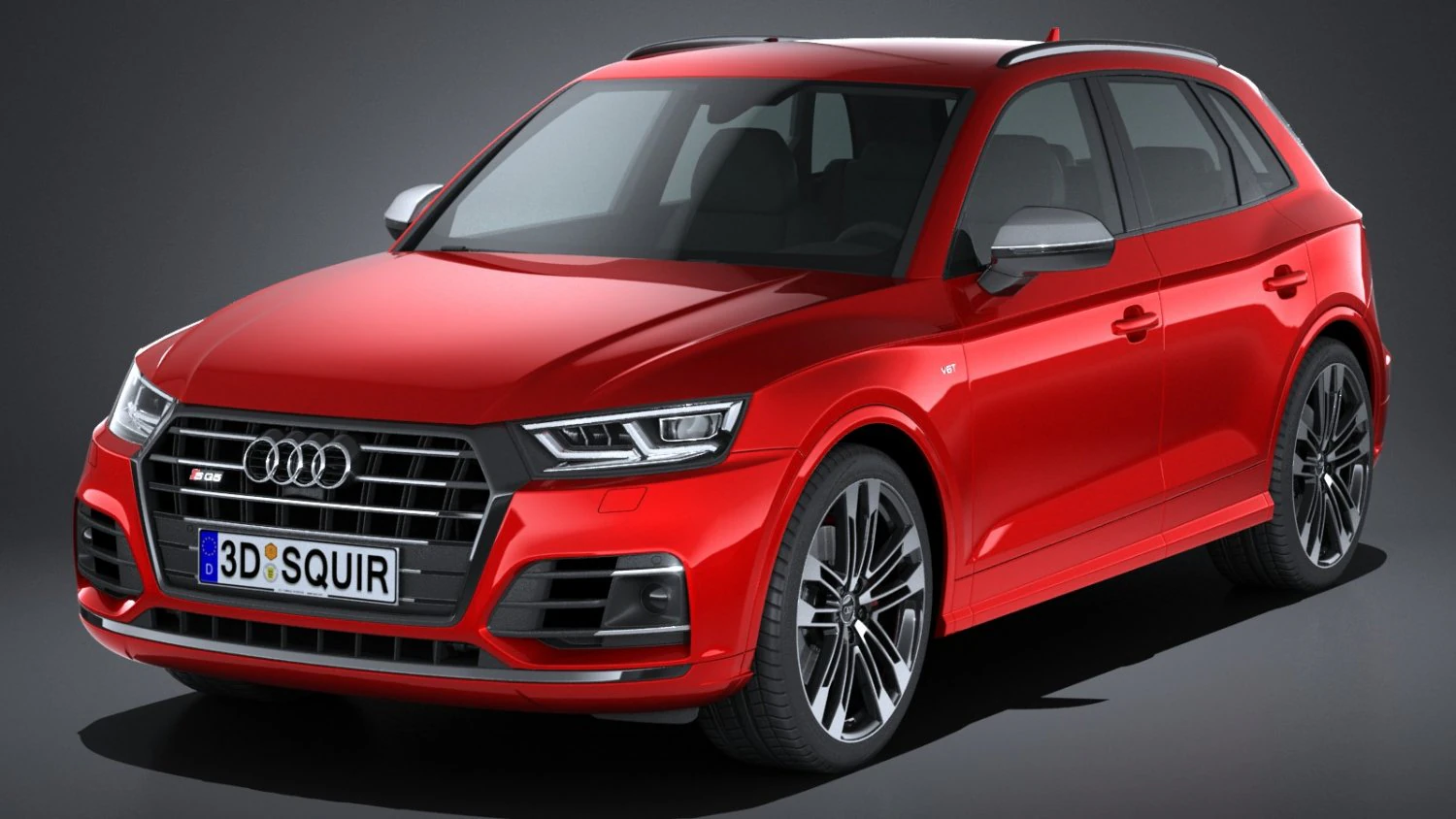 Audi SQ5 2018 3D Model .c4d .max .obj .3ds .fbx .stl .blend