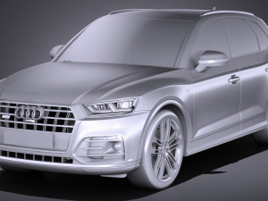 Audi SQ5 2018 Modelo 3D