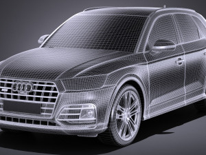 Audi SQ5 2018 Modelo 3D