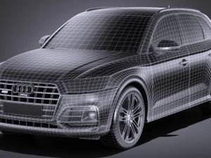 Audi SQ5 2018 3D Model