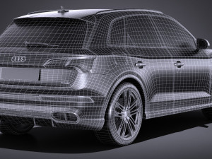 Audi SQ5 2018 Modelo 3D