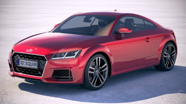 Audi TT Coupe 2019 3Dモデル .c4d .max .obj .3ds .fbx .stl .blend