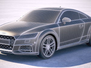 Audi TT Coupe 2019 3Dモデル