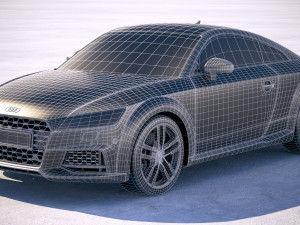 Audi TT Coupe 2019 3Dモデル