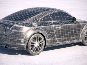 Audi TT Coupe 2019 3Dモデル
