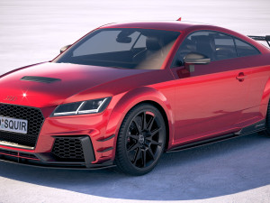 Audi TT RS Performance 2018 3D Model