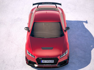 Audi TT RS Performance 2018 3D Model
