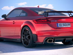 Audi TT RS Performance 2018 3D Model