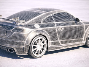 Audi TT RS Performance 2018 3D Model