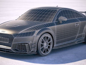 Audi TT RS Performance 2018 3D Model