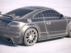 Audi TT RS Performance 2018 3D Model