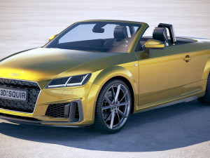 Audi TT Roadster S-line 2019 3D Model