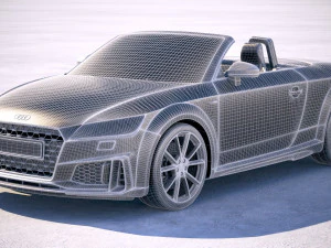 Audi TT Roadster linha S 2019 Modelo 3D
