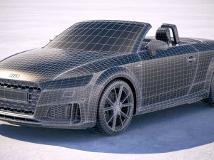 Audi TT Roadster linha S 2019 Modelo 3D