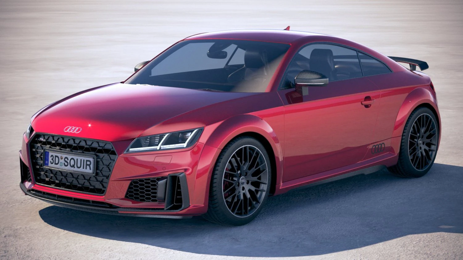 Audi TTS 2018 Modelo 3D .c4d .max .obj .3ds .fbx .stl .blend 