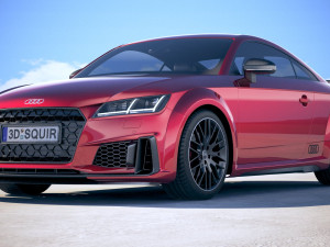 Audi TTS 2018 3D Model