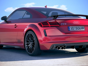 Audi TTS 2018 3D Model