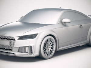 Audi TTS 2018 3D Model