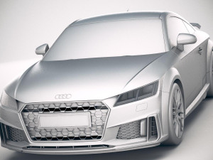 Audi TTS 2018 3D Model